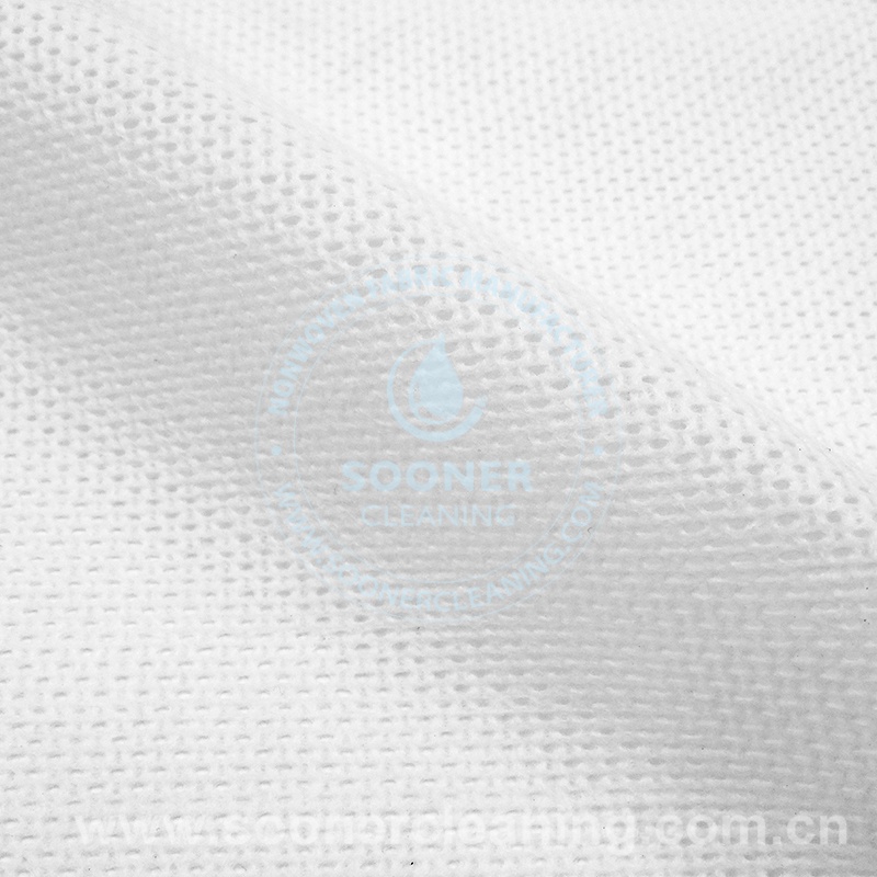 粘胶涤纶网孔水刺布